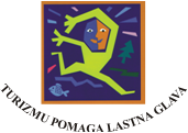 Turizmu pomaga lastna glava - logo